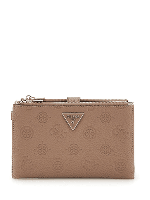 Carteira com Compartimento para Telemóvel CRESIDIA Taupe - Guess 