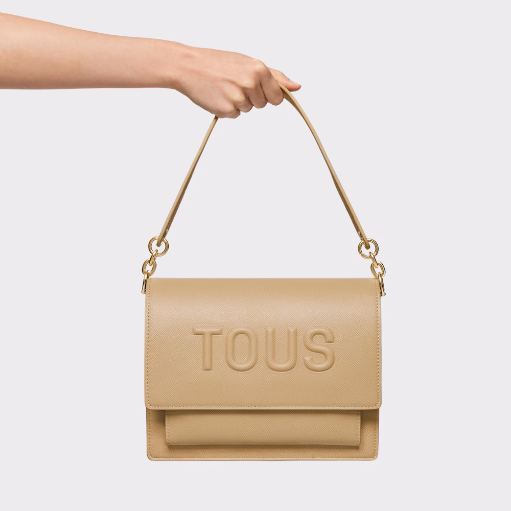 Crossbody/Mala de Ombro Audree Brenda Areia - Tous  6