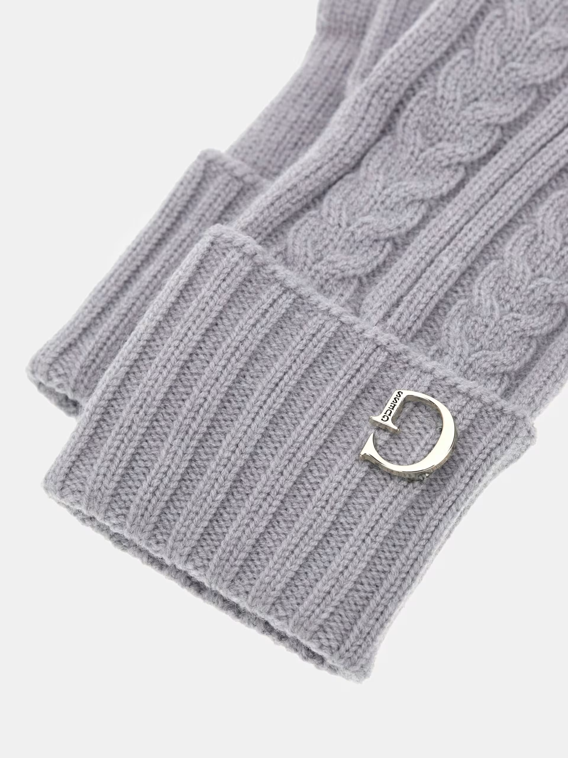 Luvas Entrançadas Cinza - Guess   2