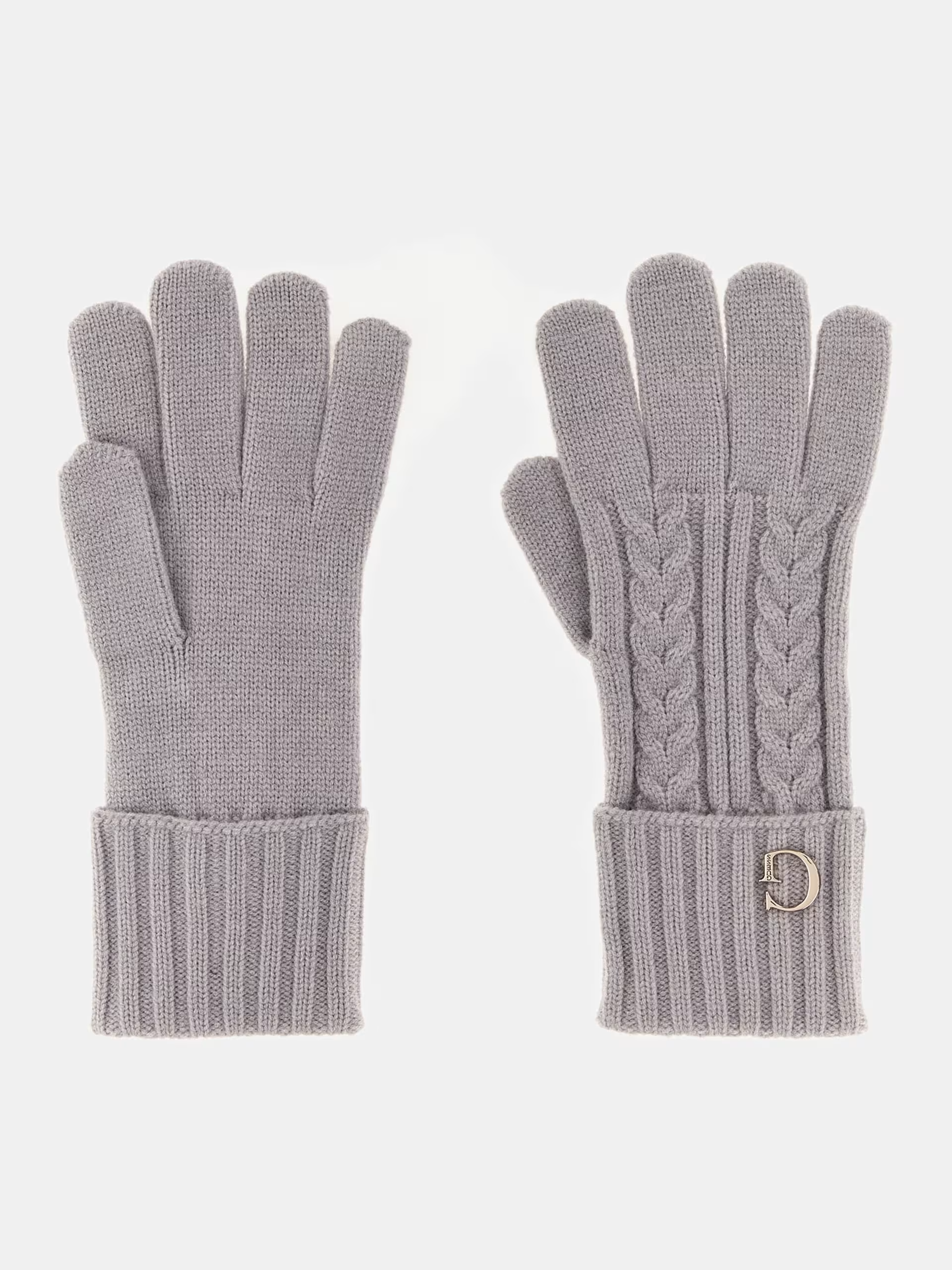 Luvas Entrançadas Cinza - Guess   1