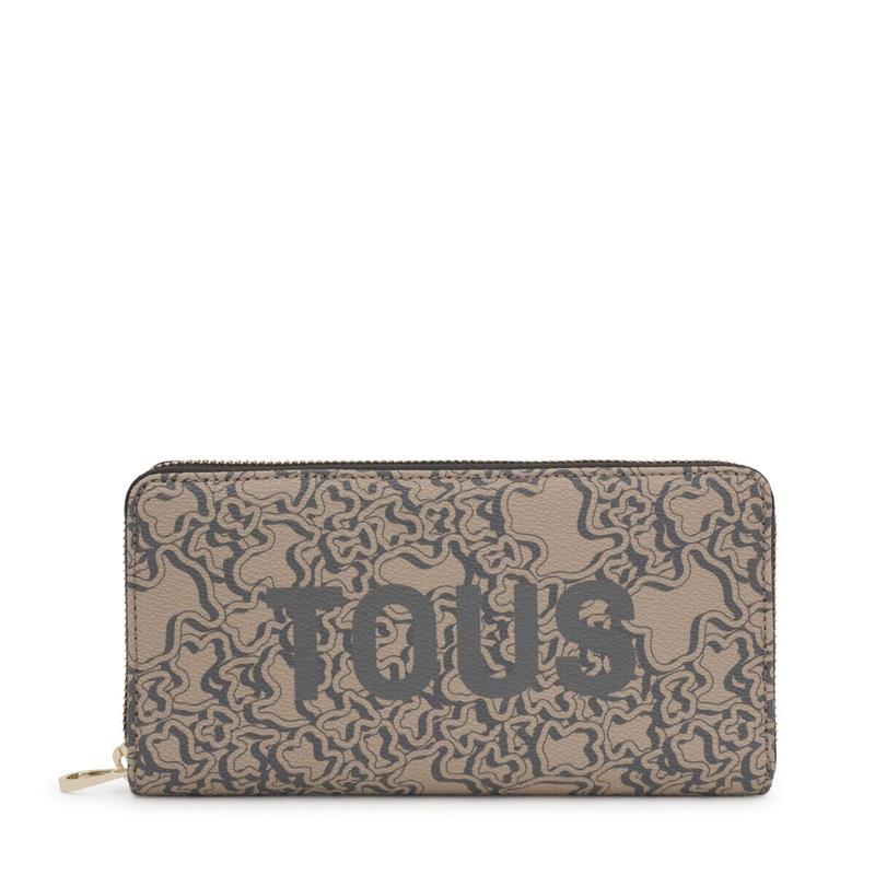 Carteira Grande Kaos Evolution Taupe - Tous 1