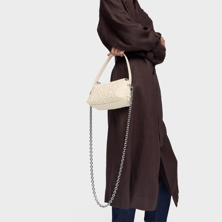 Mala Pequena de Ombro Puffy Bear Creme  - Tous  4