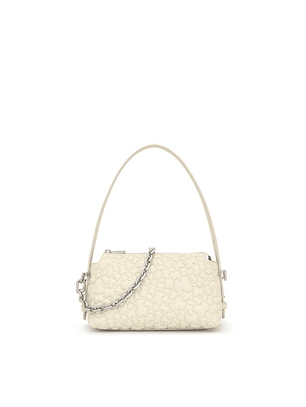 Mala Pequena de Ombro Puffy Bear Creme  - Tous 