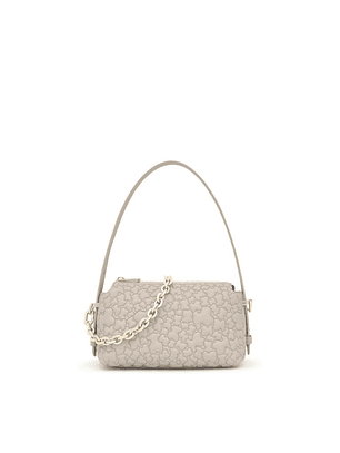 Mala Pequena de Ombro Puffy Bear Taupe - Tous 