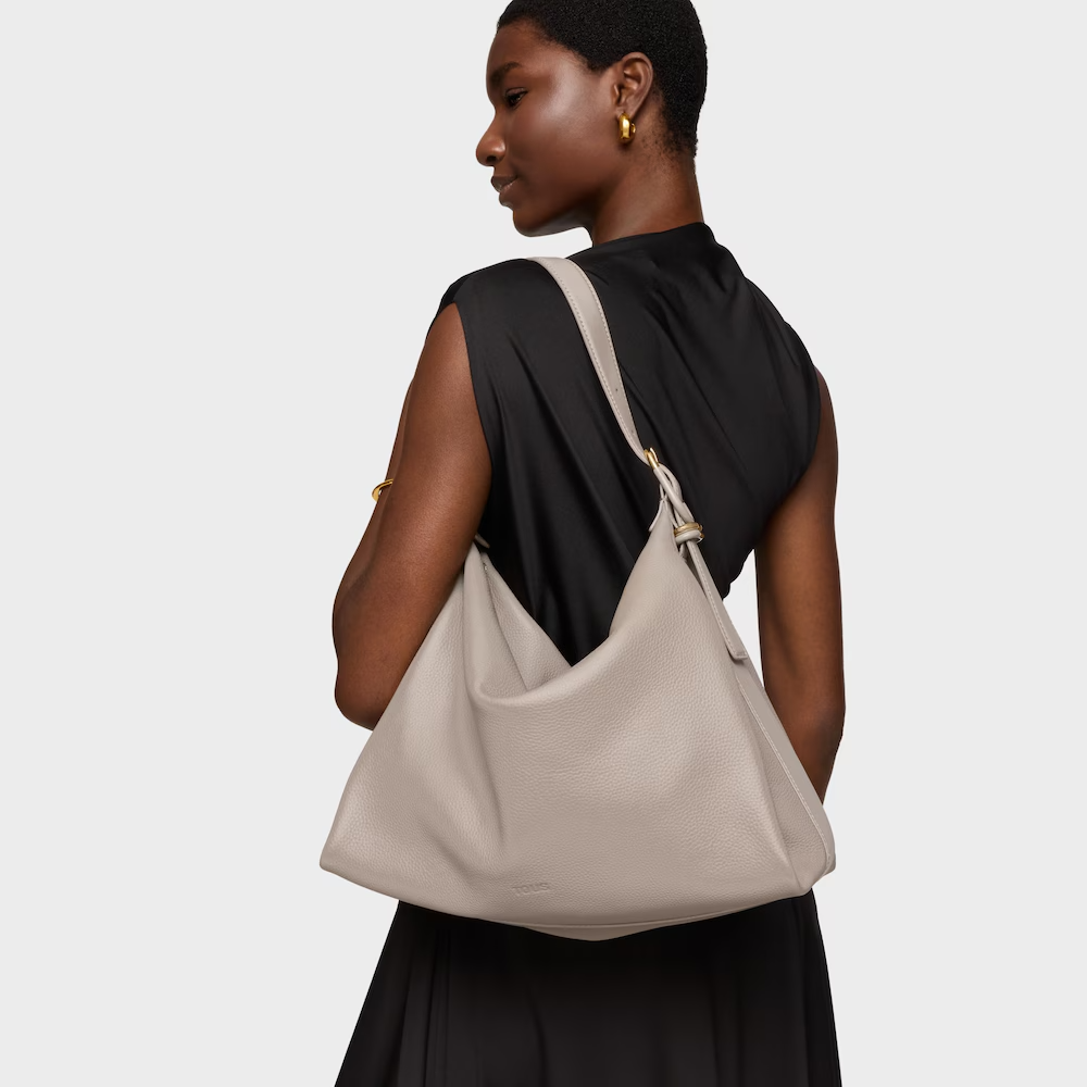 Mala de Ombro FOLD Taupe - Tous  3