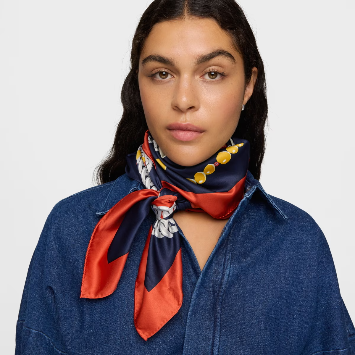 Lenço Manifesto Colares Azul - Tous 3