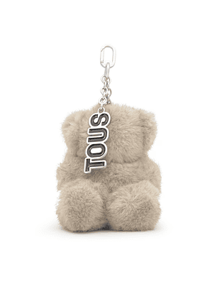 Pendente Urso grande em Pelo Taupe - Tous 