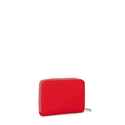 Carteira Pequena New Dubai Safiano Vermelho - Tous   2