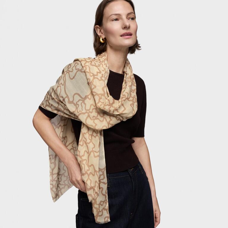 Echarpe Kaos Arena Bege - Tous 3