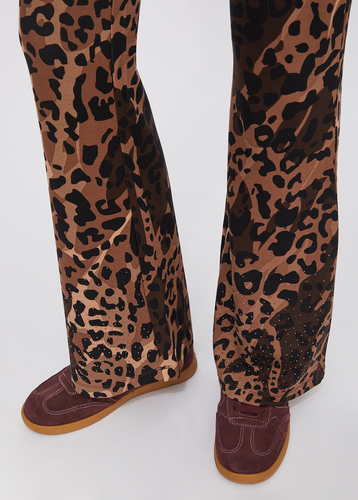 Calças Wide Leg em Animal Print - LIU JO 4