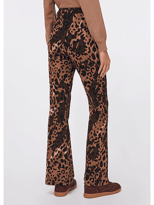 Calças Wide Leg em Animal Print - LIU JO