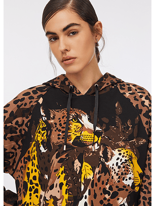 Sweatshirt com Animal Print - LIU JO 