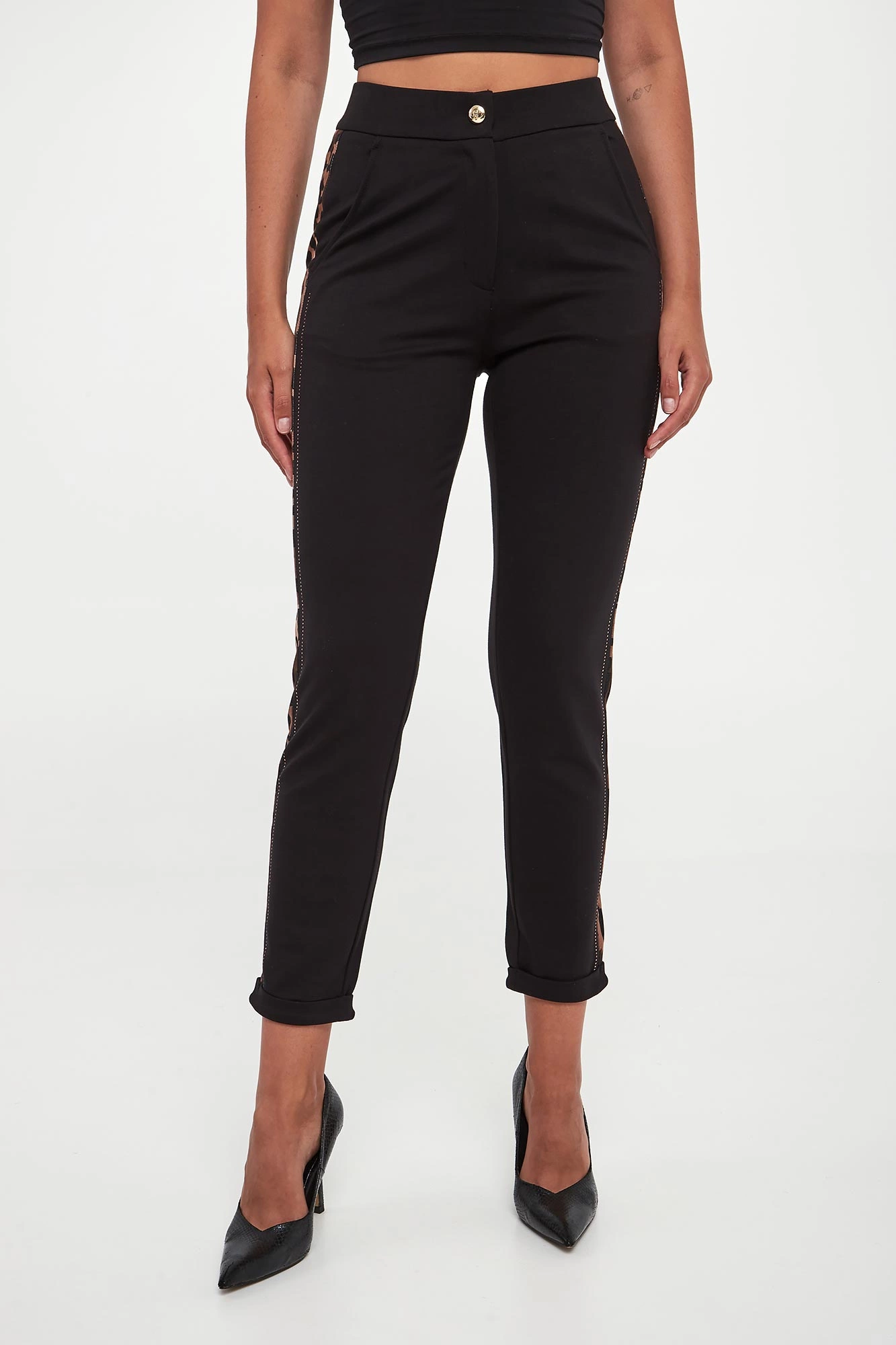 Calças Preto em Animal Print - LIU JO  2