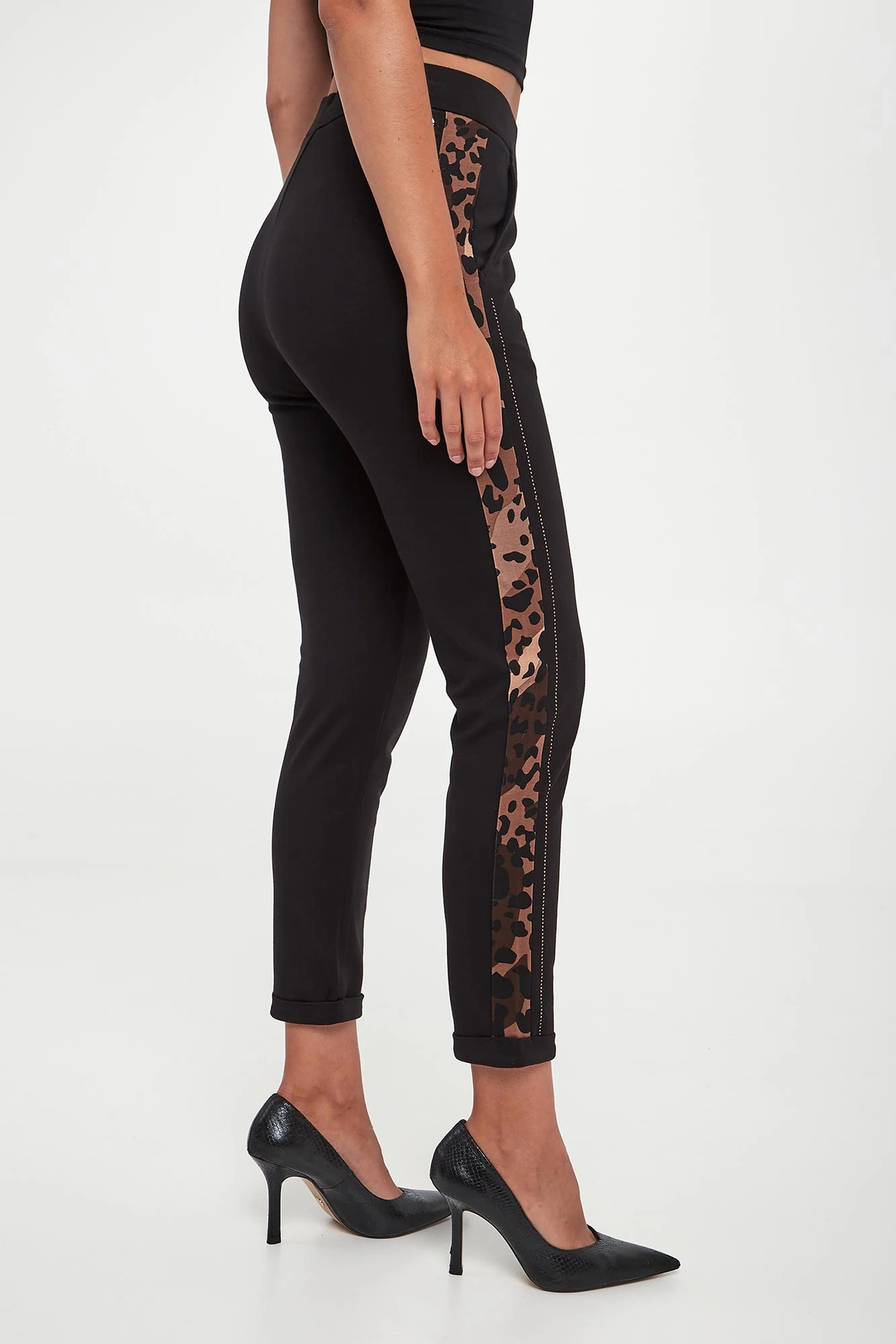 Calças Preto em Animal Print - LIU JO  1