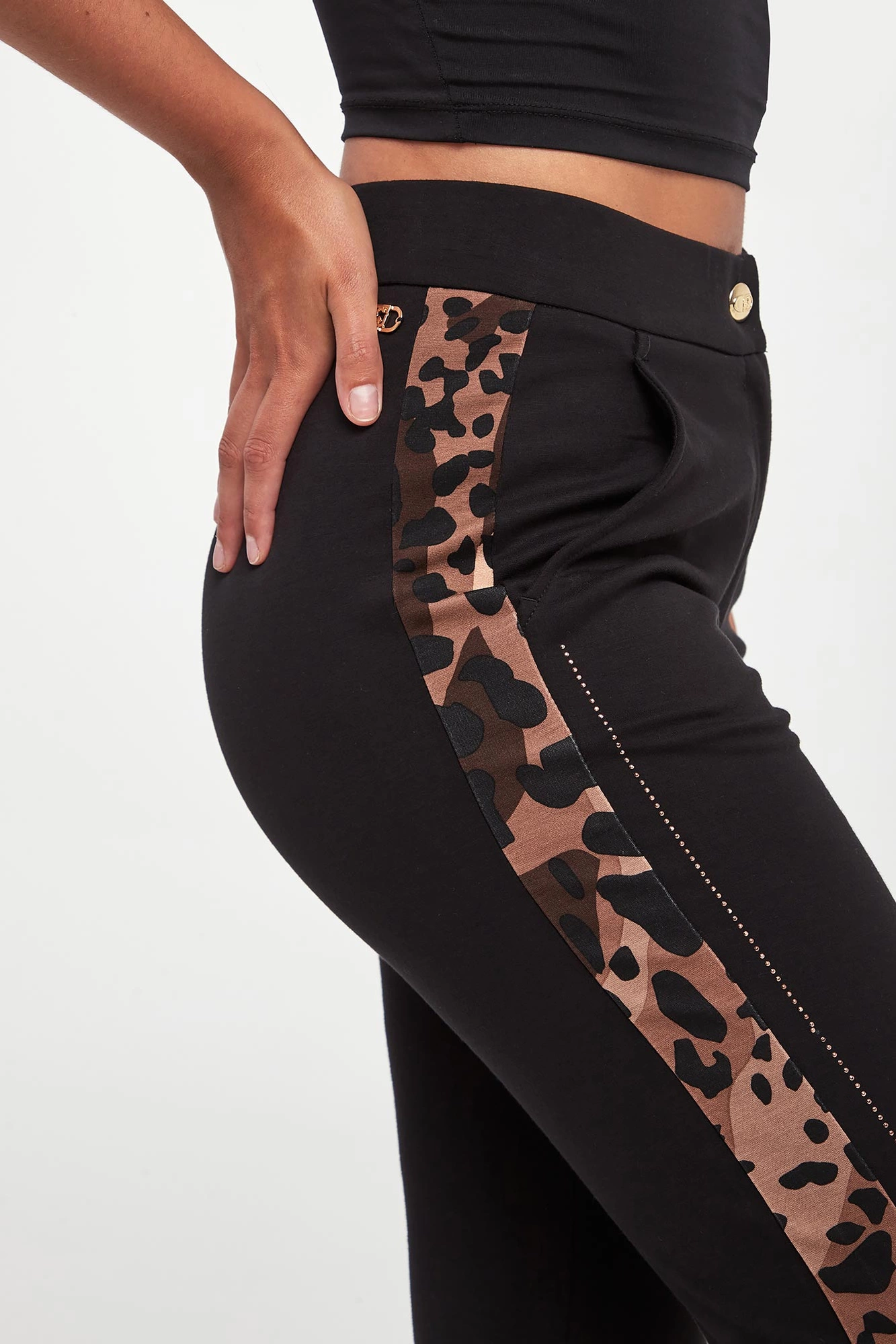 Calças Preto em Animal Print - LIU JO  4