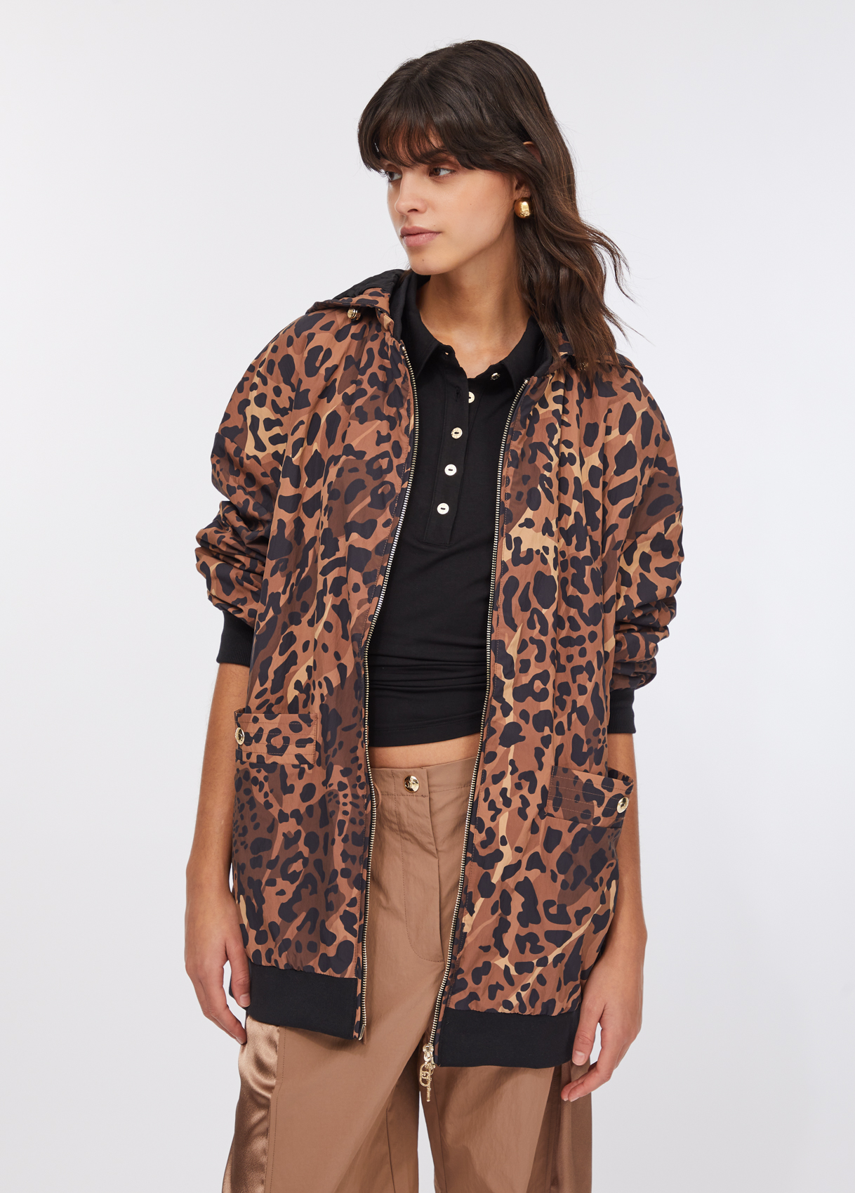 Casaco Oversized em Animal Print - LIU JO  1