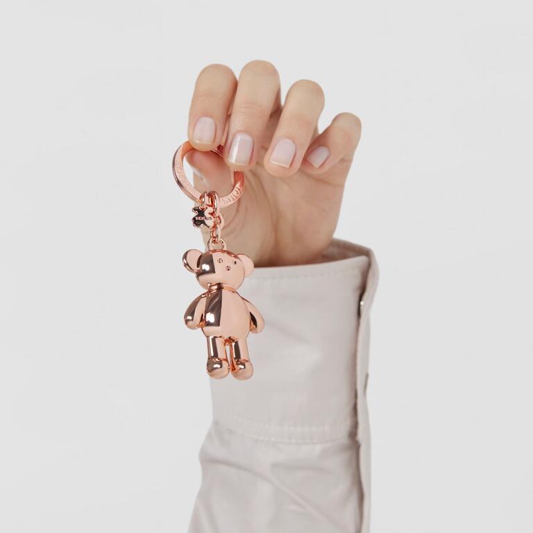 Porta Chaves Urso Teddy Bear Rose Gold - TOUS 4