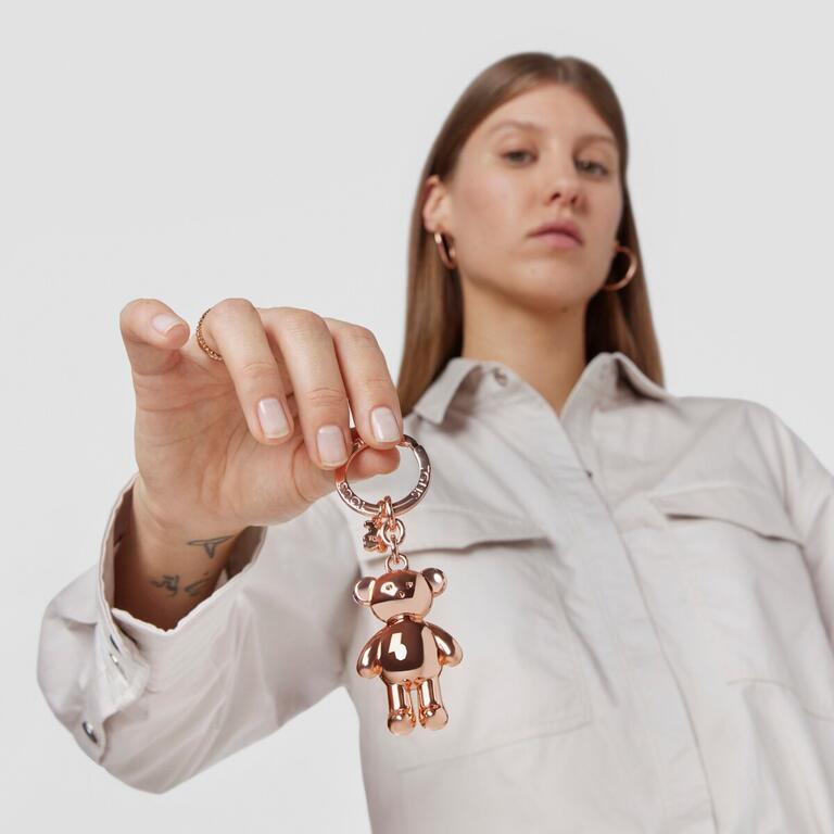 Porta Chaves Urso Teddy Bear Rose Gold - TOUS 3