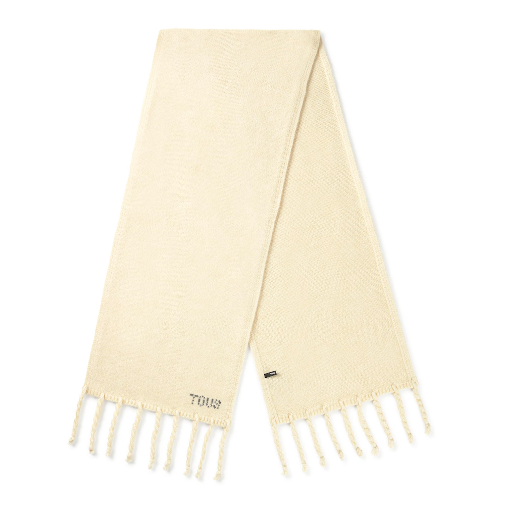 Cachecol Crystal com Strass Beige -  Tous  1