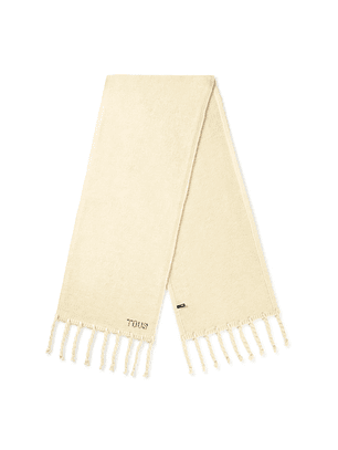 Cachecol Crystal com Strass Beige -  Tous 