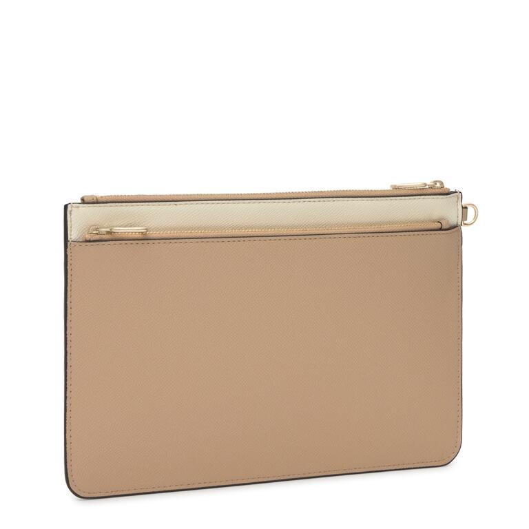 Clutch Audree Bege Camel - Tous 3