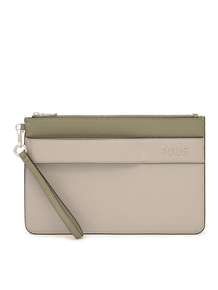 Clutch Audree Bege Verde - Tous