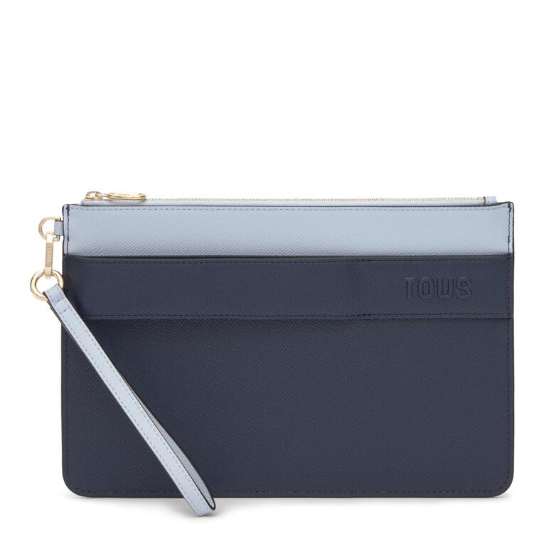 Clutch Audree Bege Azul - Tous  1
