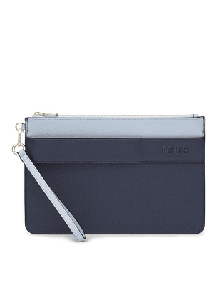 Clutch Audree Bege Azul - Tous 