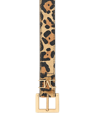 Cinto em Pele Animal Print - Guess Marciano