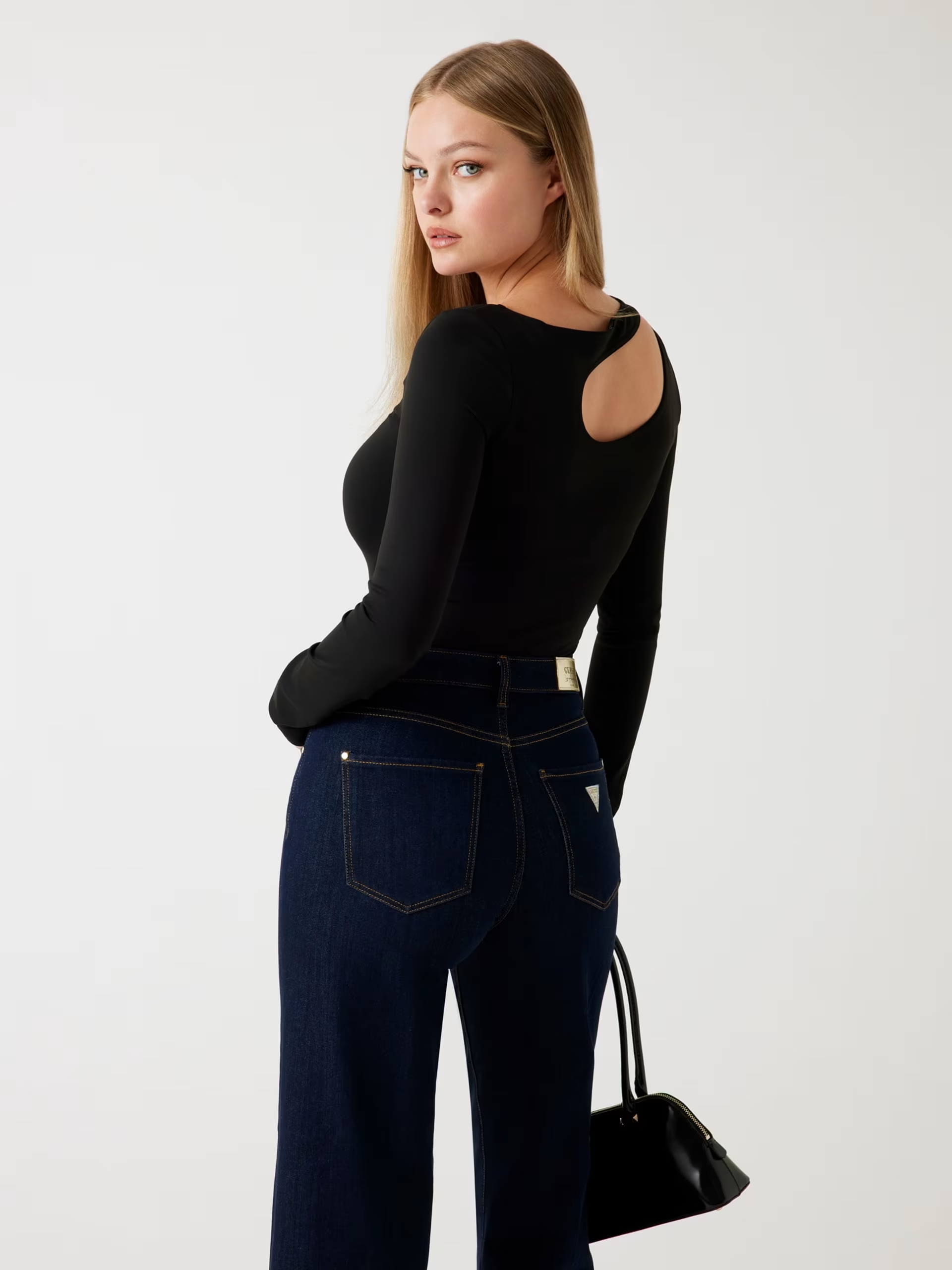 Camisola ELEANOR com Abertura Preto - Guess  2