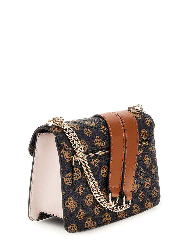 Crossbody EVELUNE em Logo Castanho -  Guess 2