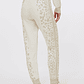 Calças em Malha Branca com Animal Print - LIU JO - Thumbnail 3