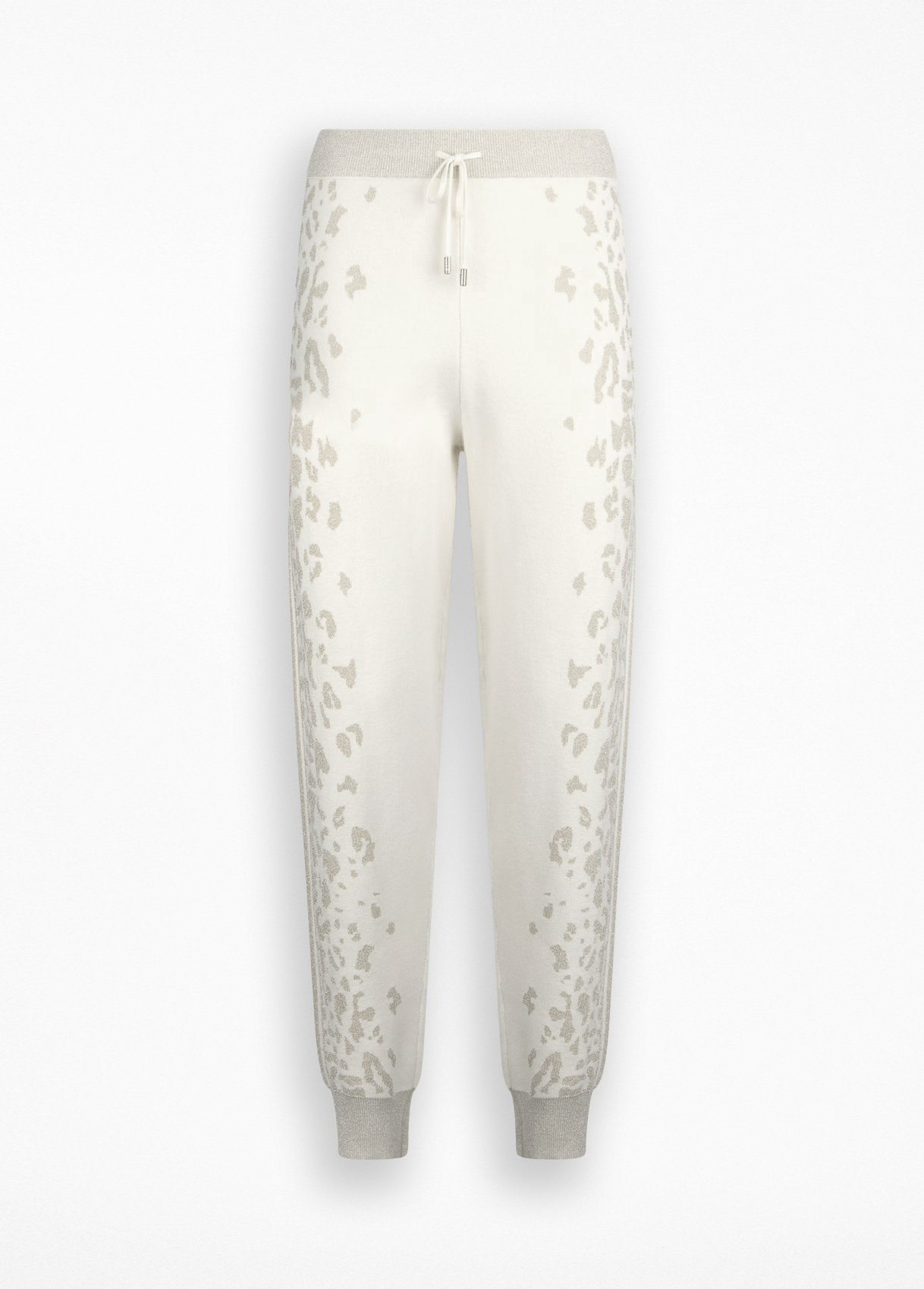 Calças em Malha Branca com Animal Print - LIU JO 5