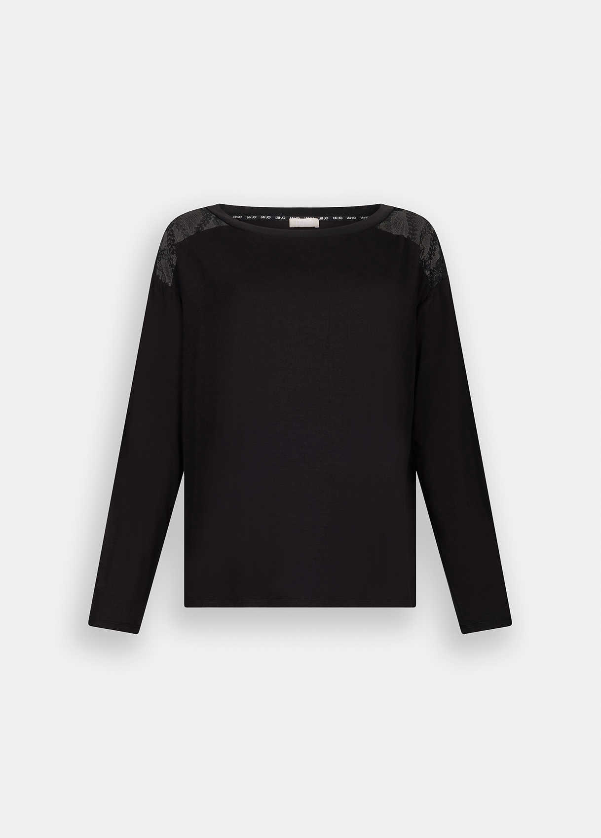 Camisola em Viscose com Renda Preta - LIU JO  5