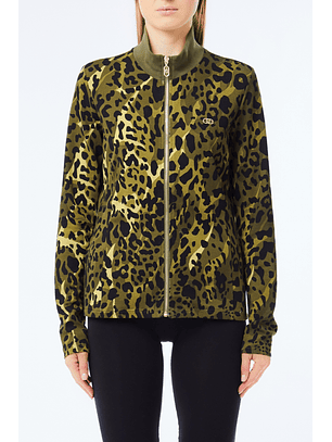 Casaco Verde em Animal Print - LIU JO 