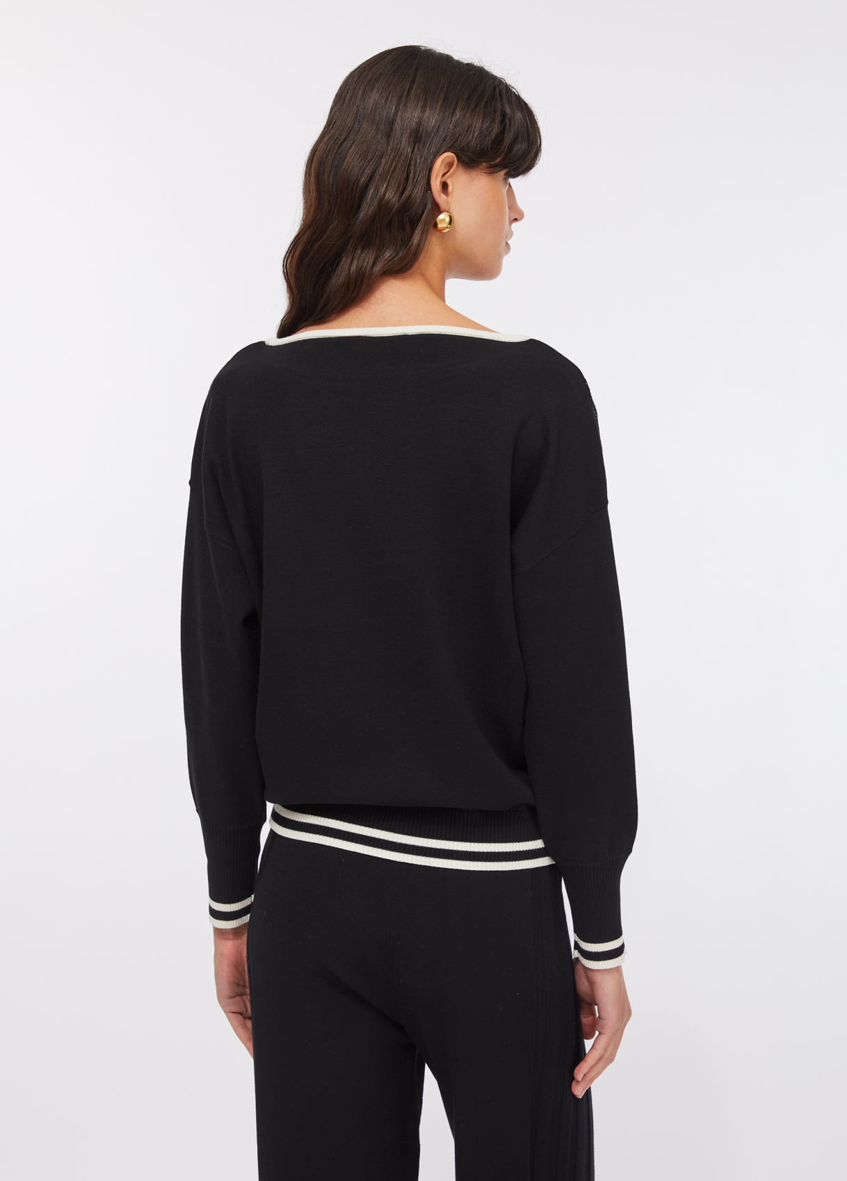 Camisola de Malha Preta com Strass - LIU JO 3