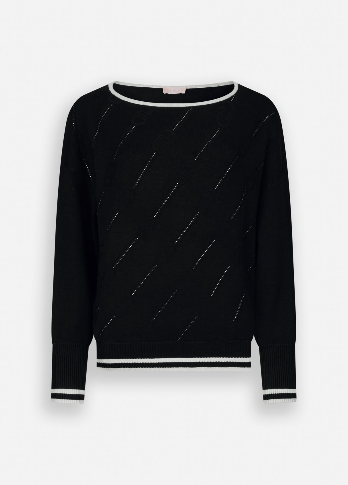 Camisola de Malha Preta com Strass - LIU JO 6