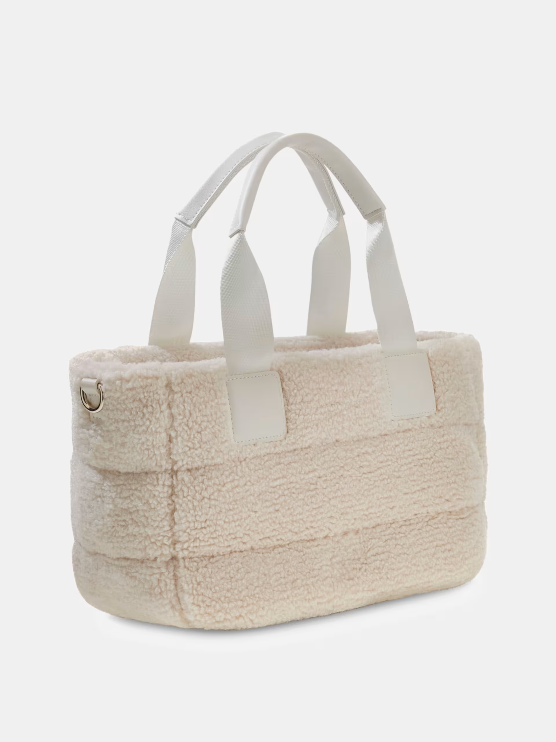 Mala de Mão em Pelo de Caraculo Creme - Guess 3