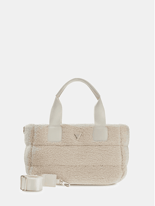 Mala de Mão em Pelo de Caraculo Creme - Guess