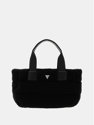 Mala de Mão em Pelo de Caraculo Preto - Guess 