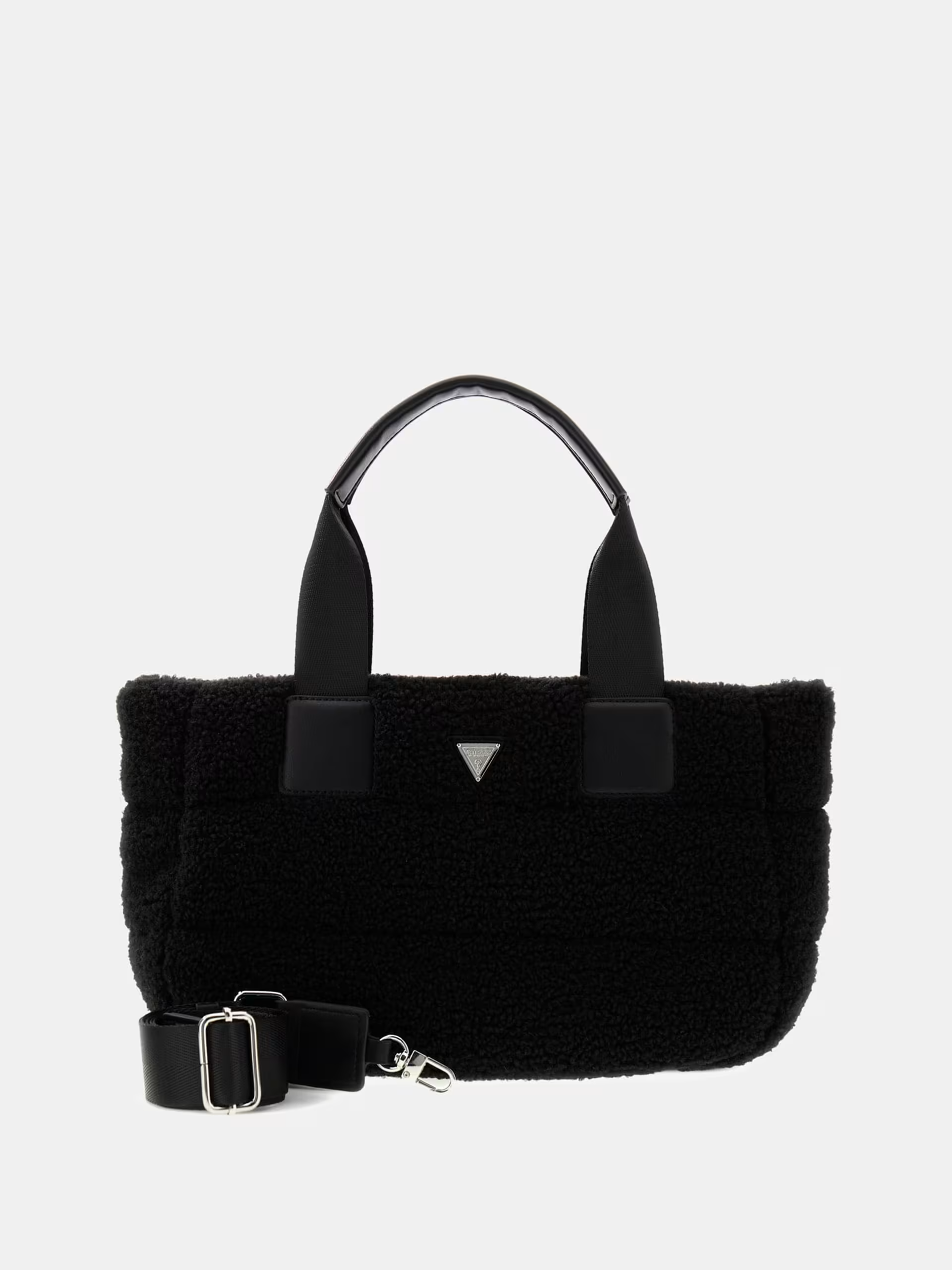 Mala de Mão em Pelo de Caraculo Preto - Guess  2