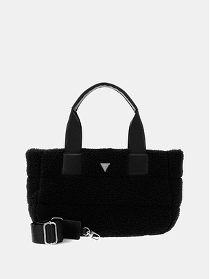 Mala de Mão em Pelo de Caraculo Preto - Guess 