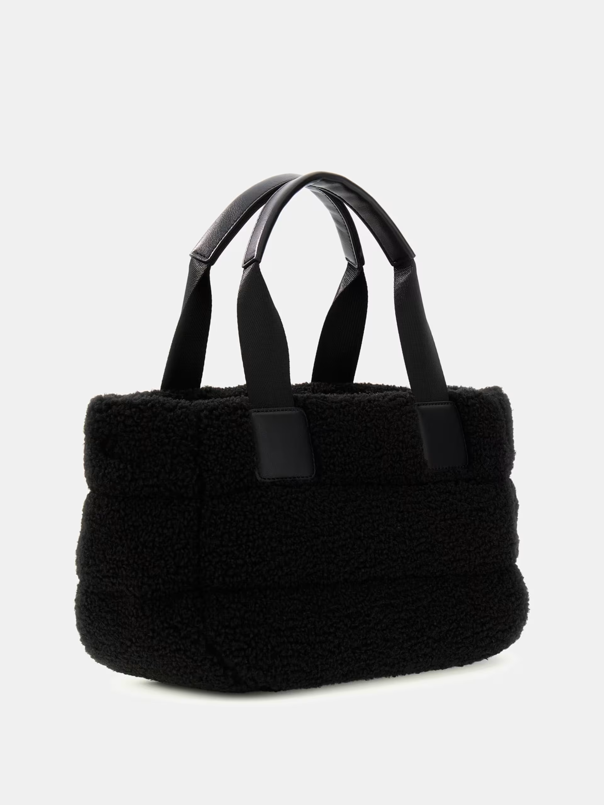 Mala de Mão em Pelo de Caraculo Preto - Guess  3