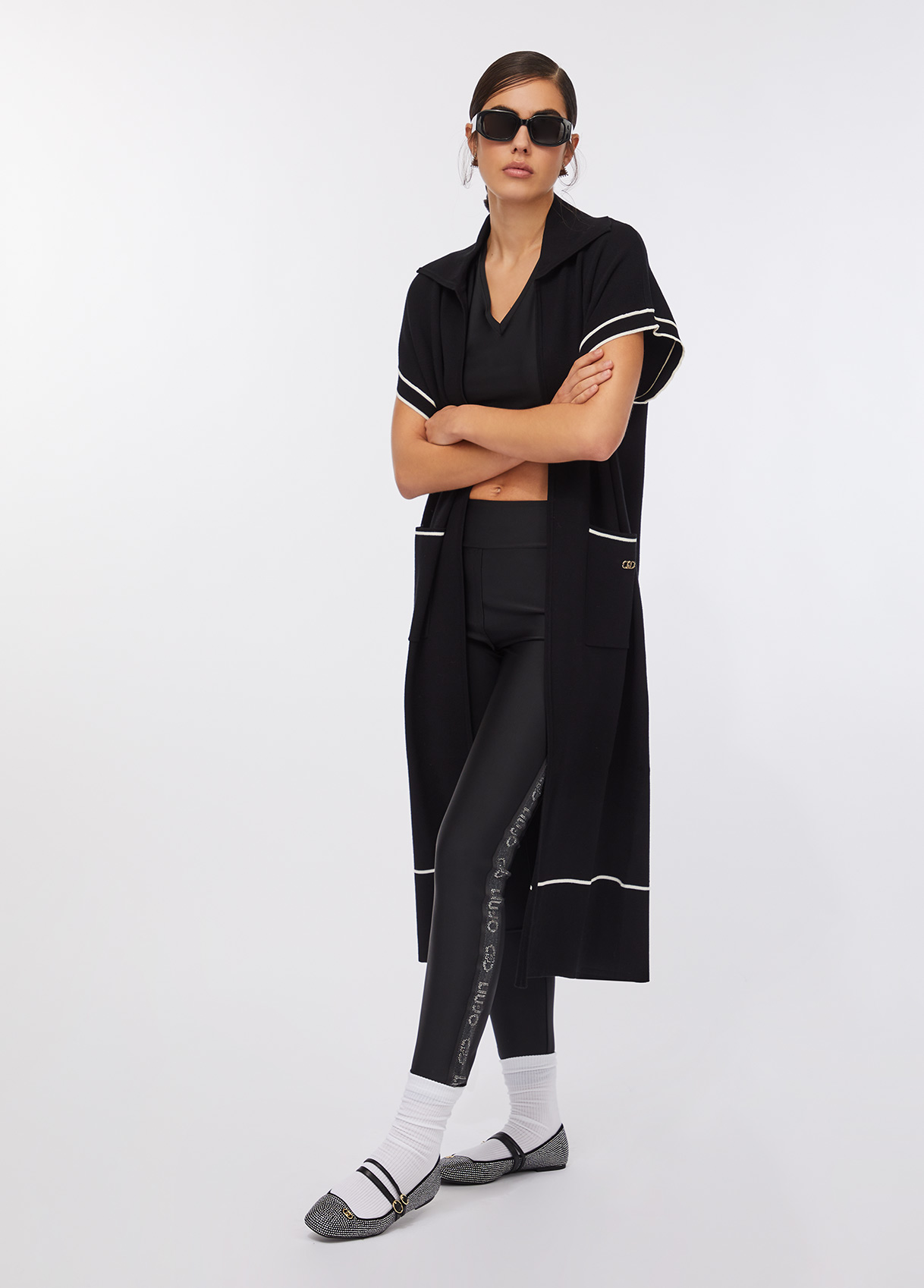 Casaco de Malha Comprido Preto - LIU JO  3