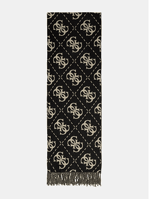 Cachecol Nolana 4G Logo Preto - Guess  