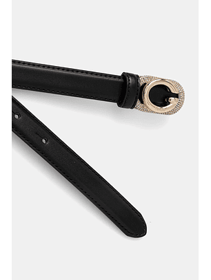 Cinto com Fivela com Strass Preto - Guess 