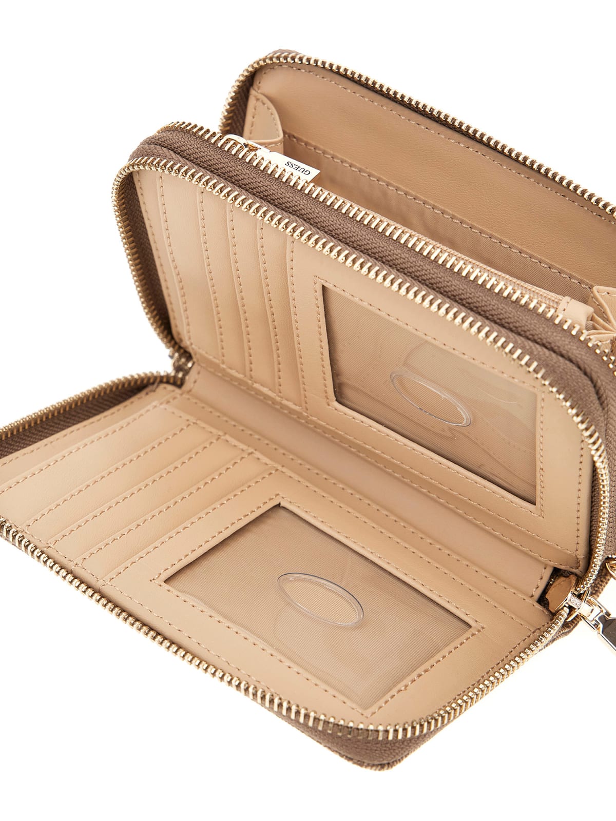 Carteira Dupla LAUREL II Logo Bege - Guess 3