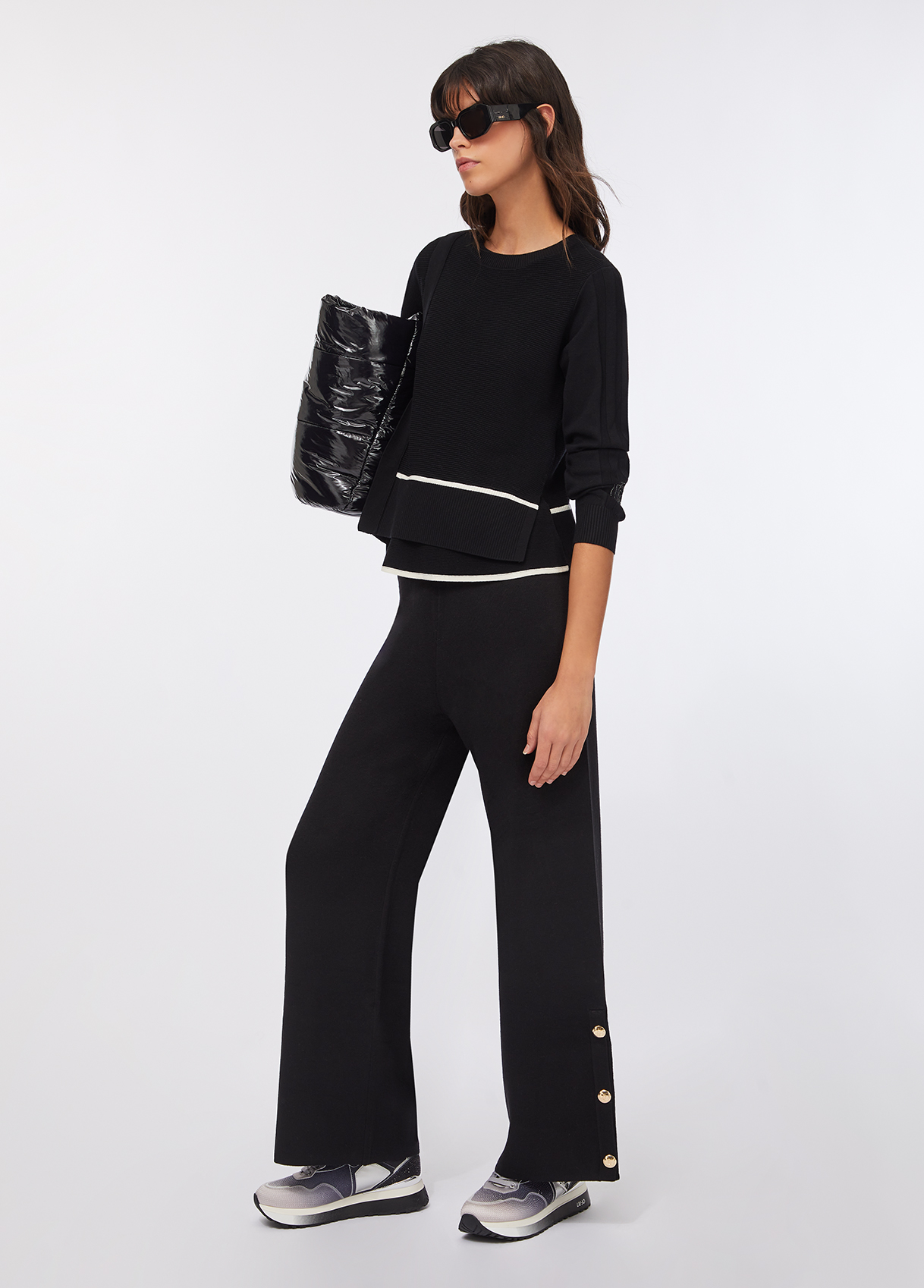 Camisola em Viscose Assimétrica Preto - LIU JO 4