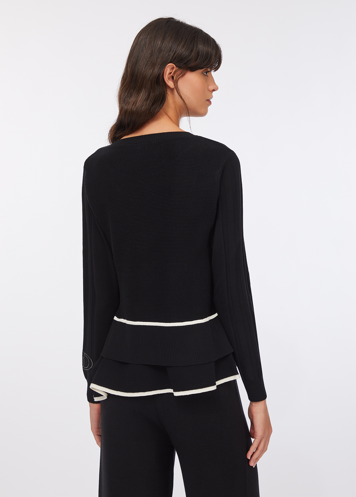 Camisola em Viscose Assimétrica Preto - LIU JO 3