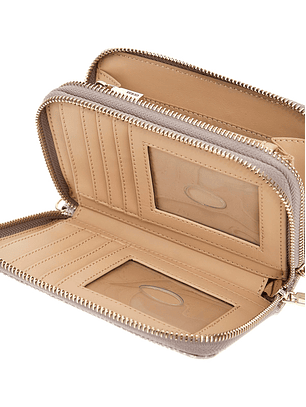 Carteira Dupla LAUREL II Logo Cinza - Guess